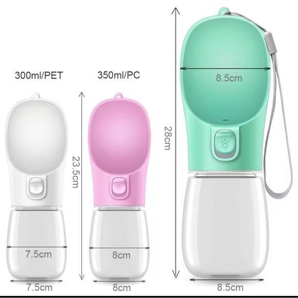 Leak-Proof Portable Dog Water Bottle – Travel Pet Hydration Dispenser - Picture 2 of 7